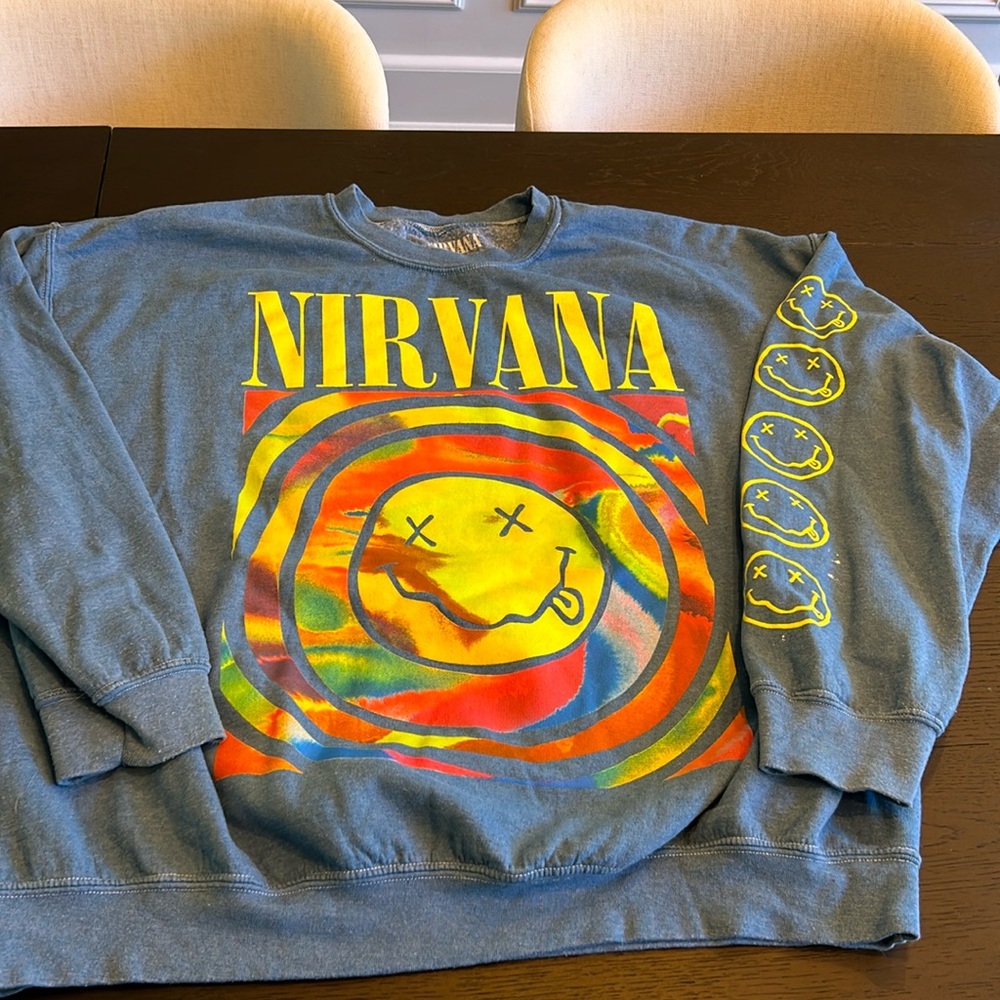 Nirvana sweatshirt size small/medium.